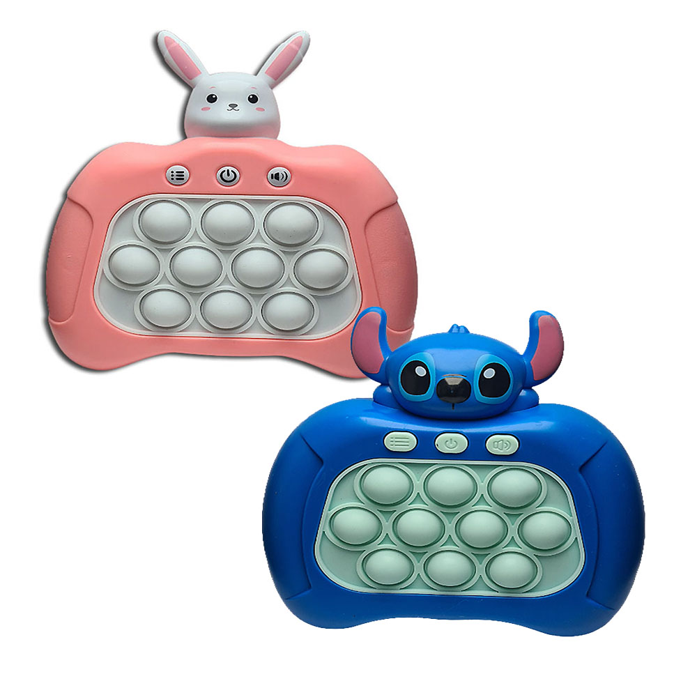 Pack Popit eléctronico Stitch y Ratón Rosa - Juego niños y adultos