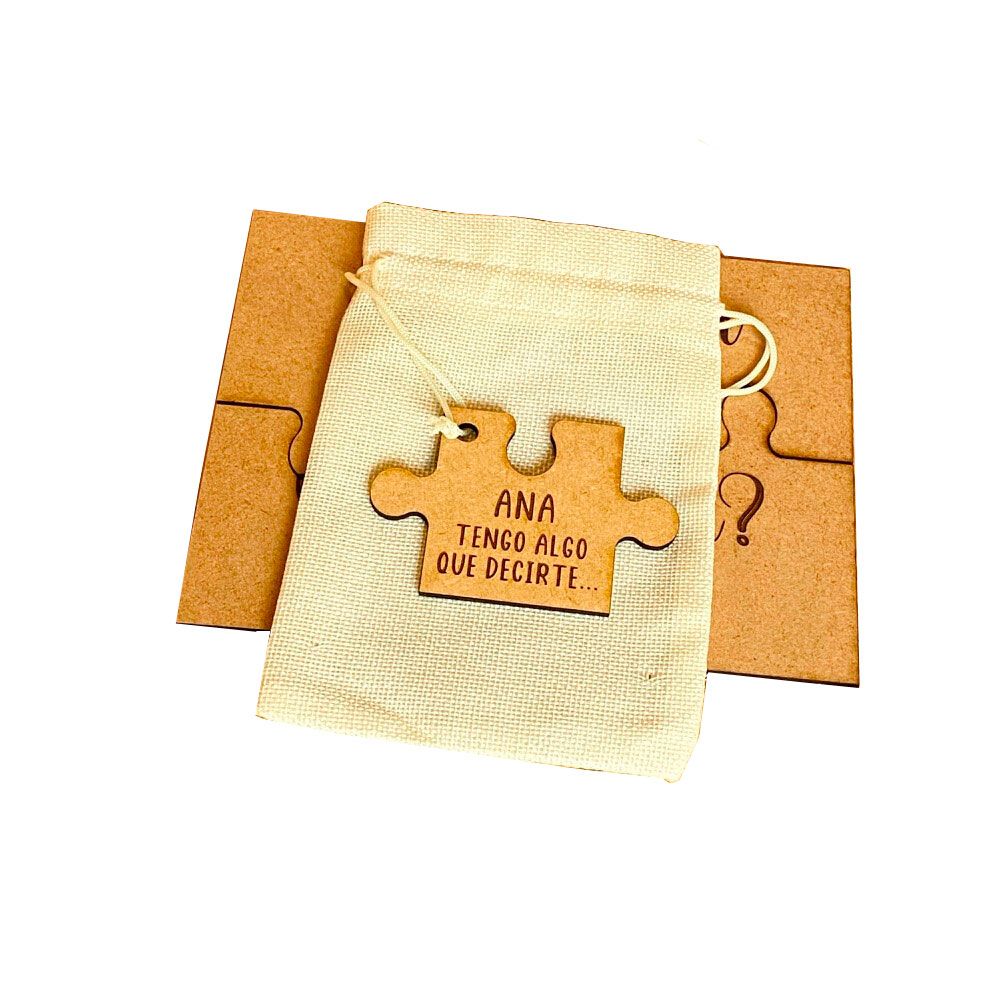 Rompecabezas de madera ¿Quieres ser mi testigo de boda? Puzzle regalo original y personalizado