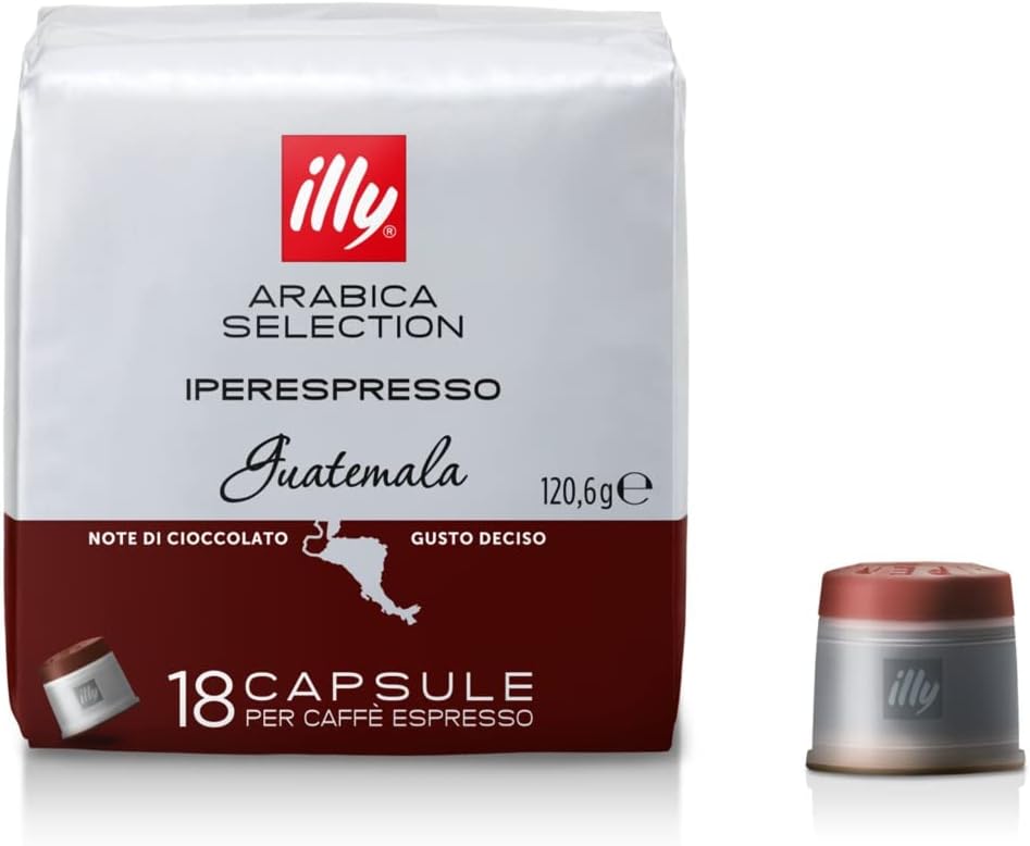 Illy Iperespresso Arabica Selection Guatemala Chocolate Notas 18 cápsulas