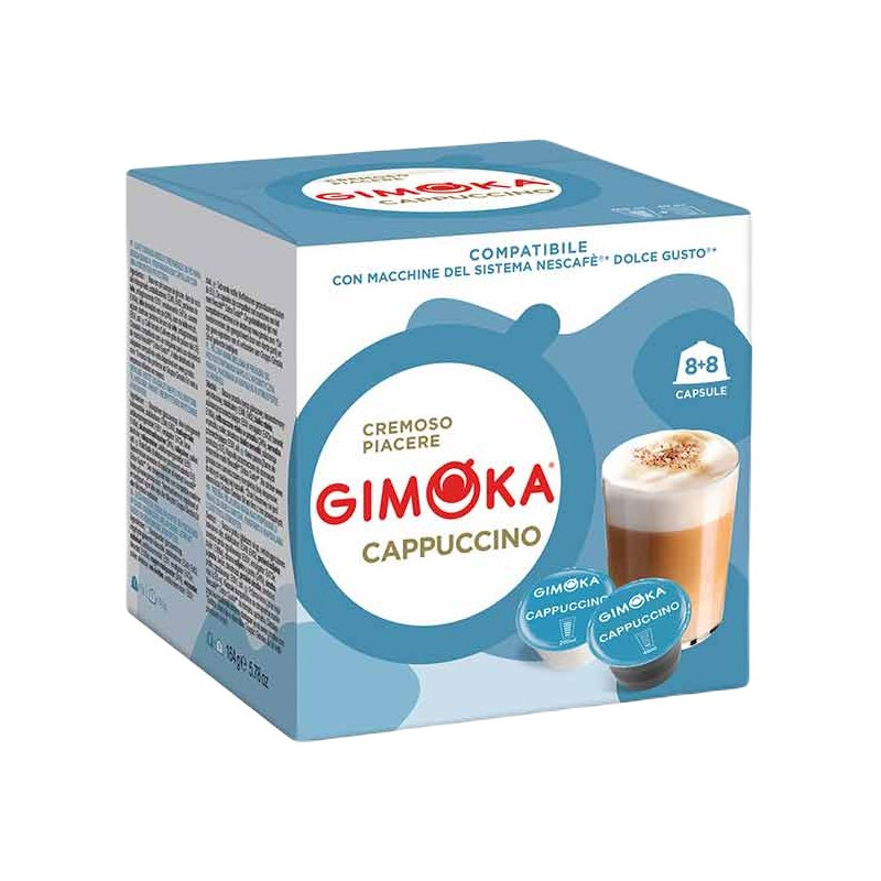 Gimoka Gimoka Cappuccino 16 cápsulas compatibles Dolce Gusto
