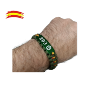 miniatura Pulsera España paracord escudo COE Verde 3