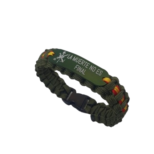 Pulsera España, escudo y texto Legión - Para hombre y Mujer