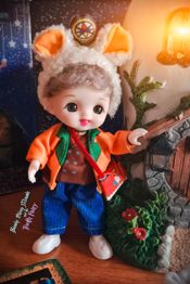 miniatura El Ratón Pérez junto a su Casita Diente