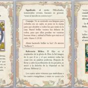 miniatura Interior del libro del Tarot Bíblico de Marsella