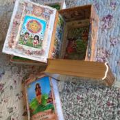 miniatura Naipes con bordes dorados del Tarot Bíblico de Marsella