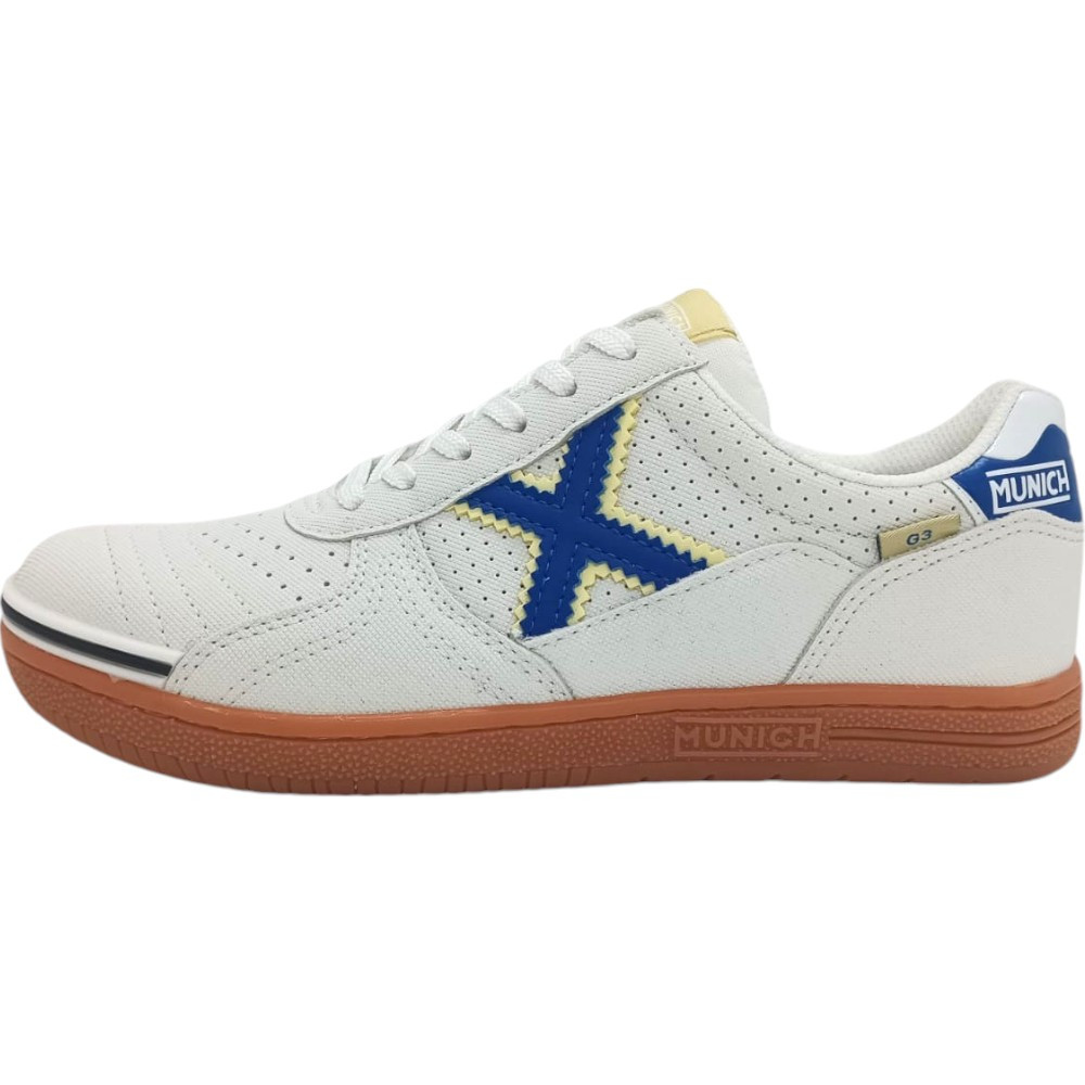 Imagen ZAPATILLAS MUNICH G3 KID 345 BLANCAS AZUL 31193445 FUTBOL SALA  NIÑO