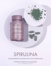 miniatura Nutriplus Spirulina Farmasi contra la fatiga mental y cansancio 60 comp 3