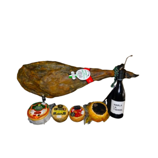 Cesta Regalo Navidad Lote Gourmet Extremeño Quintana