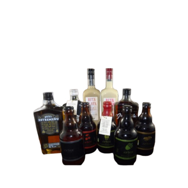 Corazón Extremeño Cesta Regalo Navidad Lote Pack Cerex Extremadura