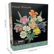 miniatura Construcción Bloques Ramo de Flores 901 Pcs con Tarjeta regalo 3
