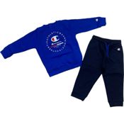 miniatura Imagen CHANDAL CHAMPION CREWNECK SUIT BEBES AZUL NEGRO 306847-BS008 TRACKSUIT NIÑO