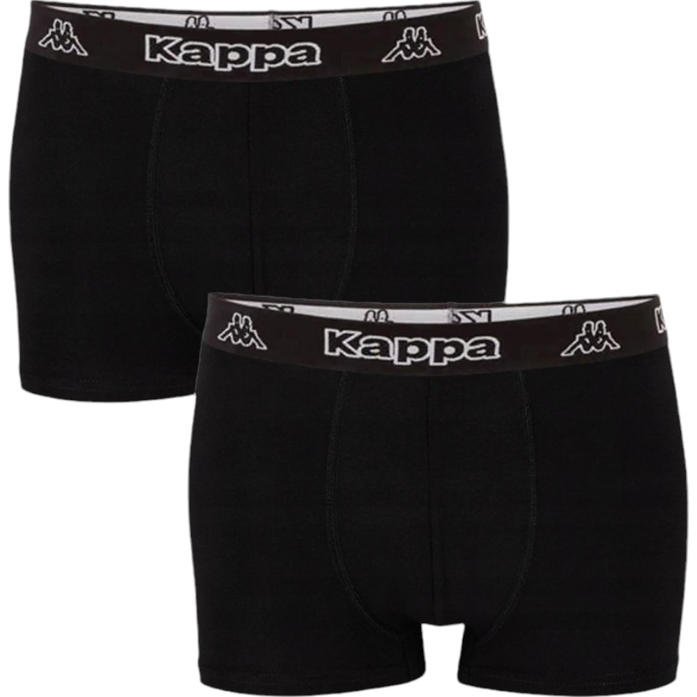 Imagen BOXER KAPPA PACK 2 UND NEGRO ANTRACITA CALZONCILLOS 710068-351K1JW