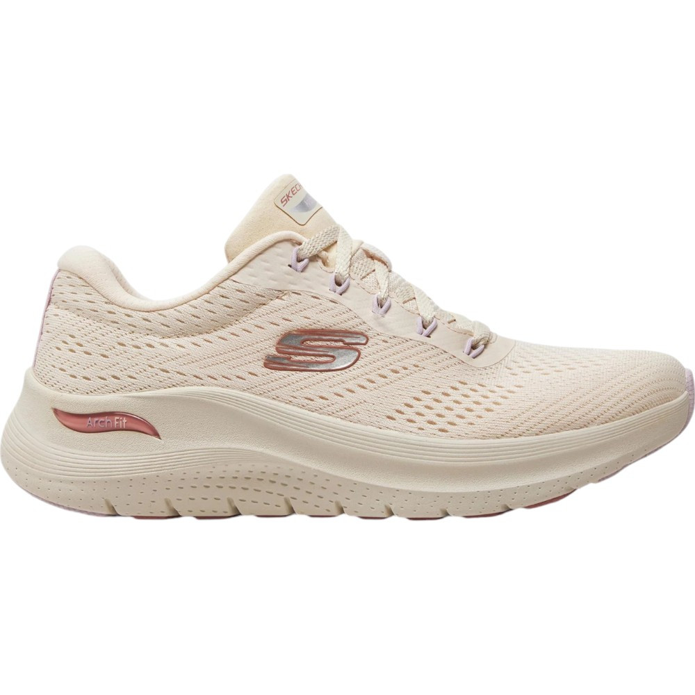 Imagen ZAPATILLAS SKECHERS ARCH FIT 2.0 BIG LEAGUE NATURAL MULTI 150051-NTMT CASUAL MUJER