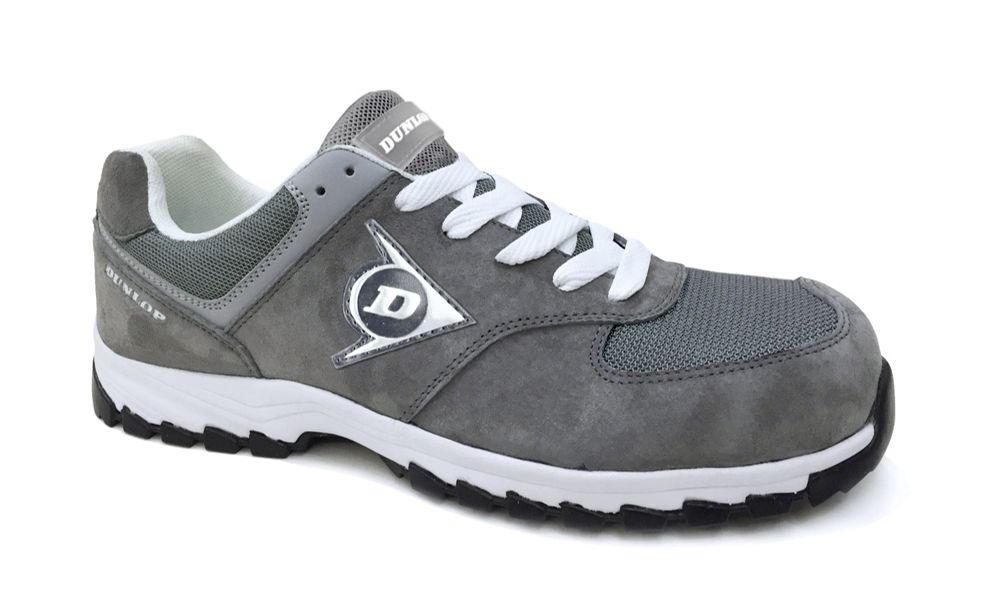 Dunlop Zapato de trabajo, Calzado de Seguridad tipo zapatilla  DUNLOP Flying  ARROW Gris, S3- HRO.