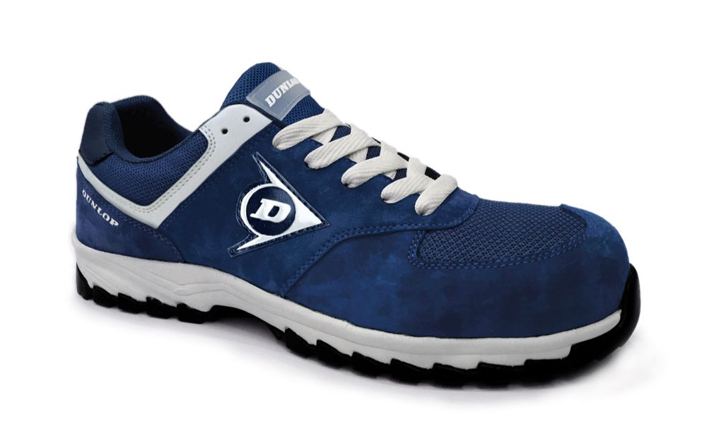 Dunlop Zapato de trabajo, Calzado de Seguridad tipo zapatilla  DUNLOP Flying  ARROW Azul Navi, S3- HRO.
