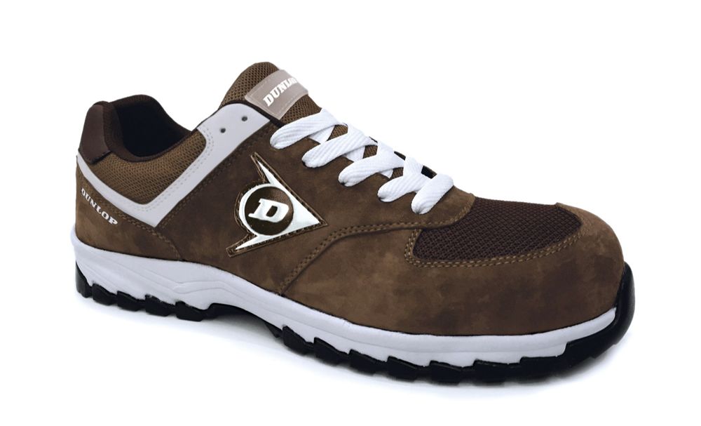 Dunlop Zapato de trabajo, Calzado de Seguridad tipo zapatilla  DUNLOP Flying  ARROW Marrón, S3- HRO.
