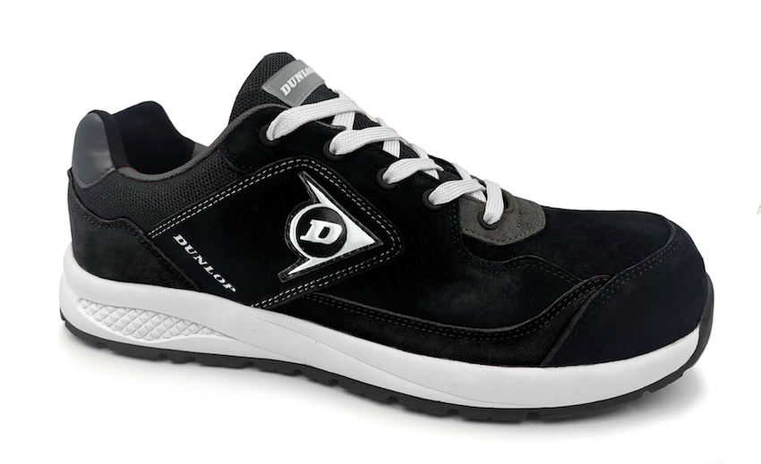 Dunlop Zapato de trabajo, Calzado de Seguridad tipo zapatilla DUNLOP Flying Luka S3- HRO, Negro.