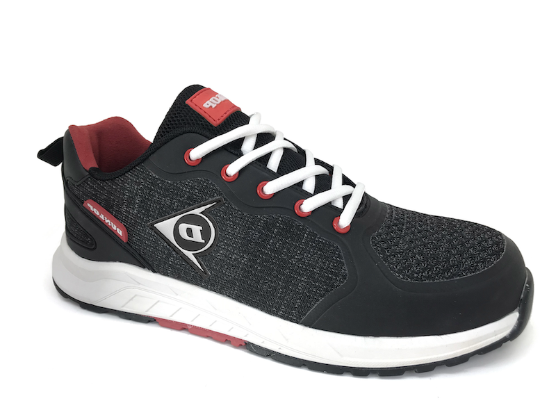 Dunlop Zapato de trabajo, Calzado de Seguridad DUNLOP, T-MAX, S1p-Src-Hro, Negro.