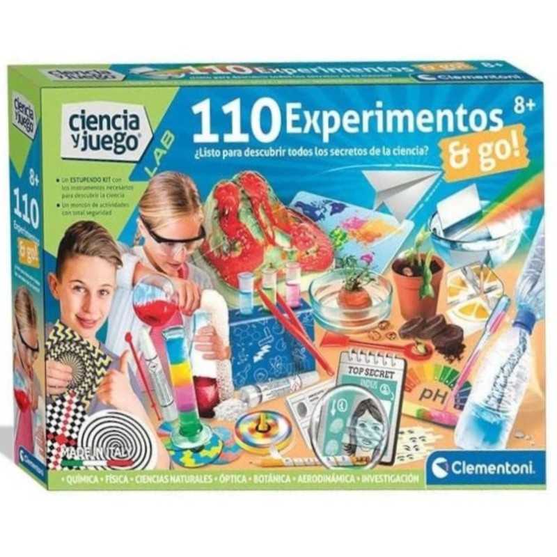 Clementoni Juego de Ciencia Infantil 110 Experimentos
