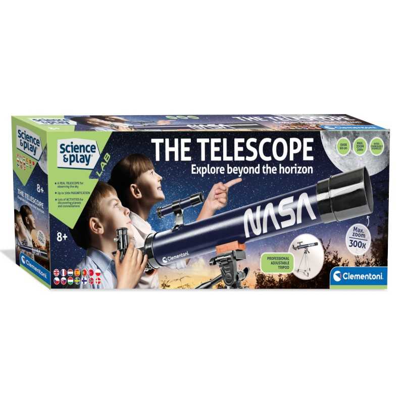 Clementoni Telescopio Infantil de la Nasa con Trípode