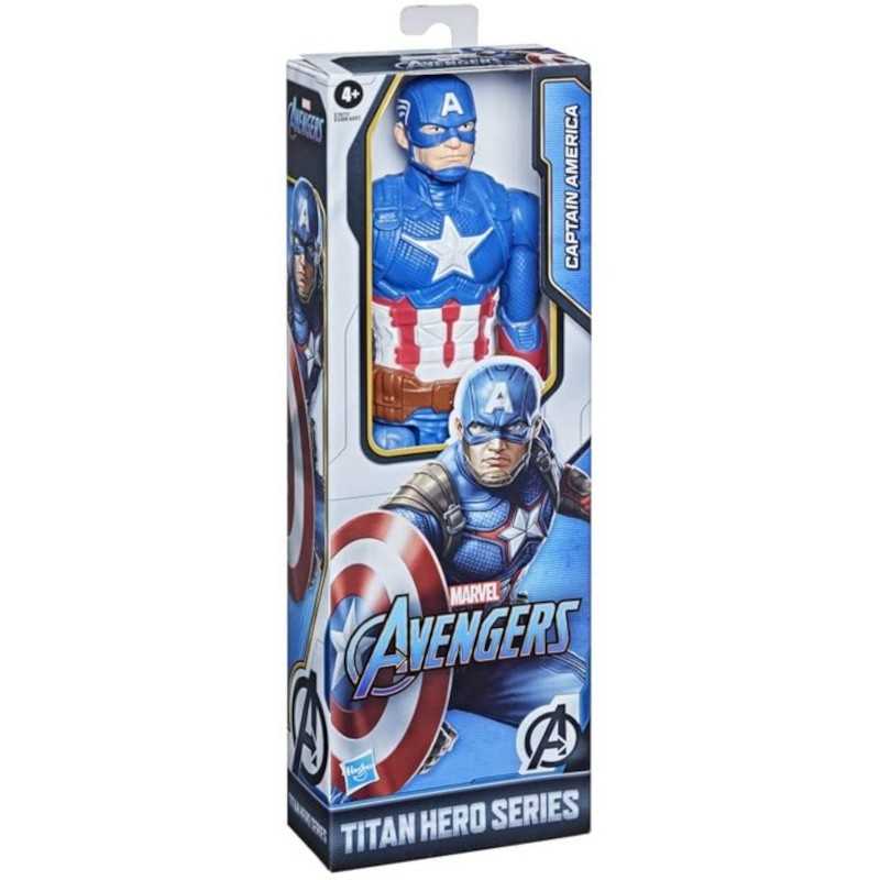 Marvel Figura Capitán América Clásico Avengers Titan Hero