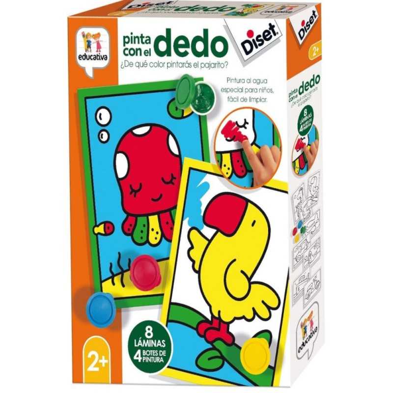 Diset Pinta con el Dedo Manualidad infantil