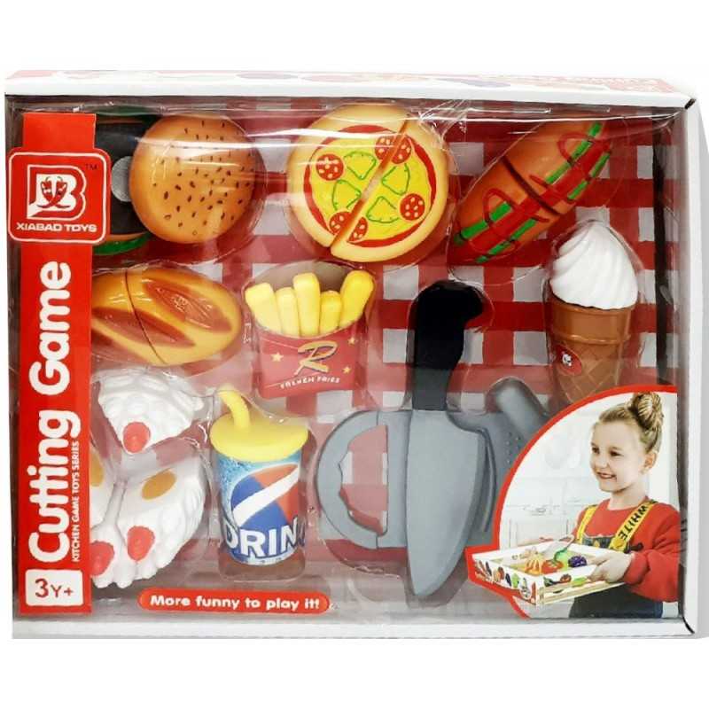 Kapaxko Bandeja de Comidas Imitación Infantil de Snack Bar