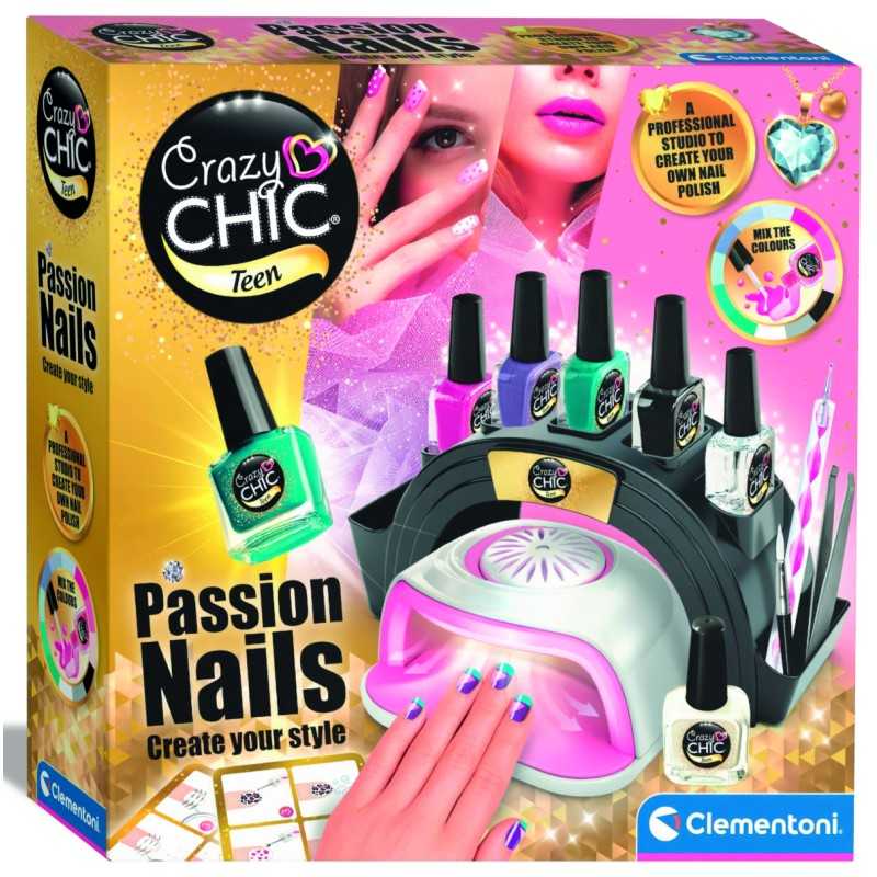 Clementoni Decora tus Uñas con Passion Nails Infantil