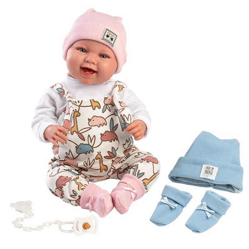 Llorens Muñeca Bebe Recién Nacido Talo o Tala Sonrisas con pelele