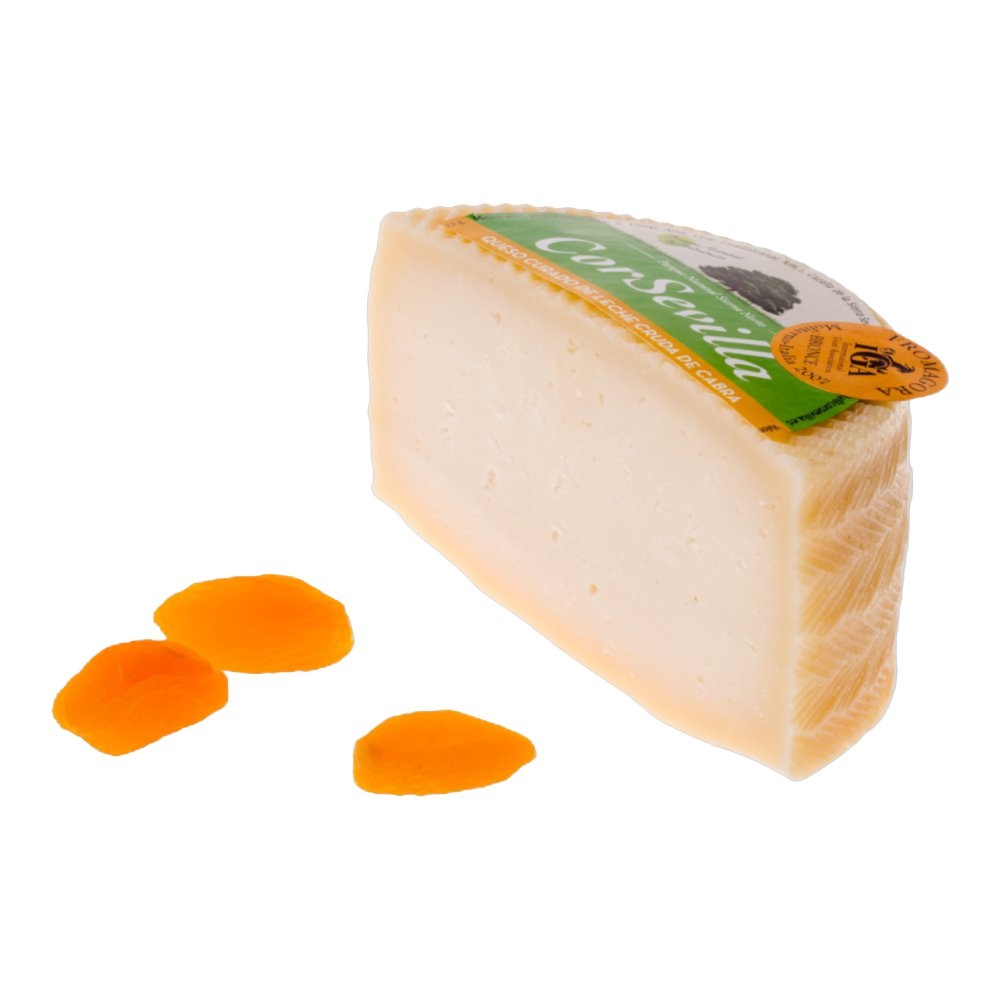 Queso curado de leche cruda de cabra mitades de – Mitad de queso de 2,8 kg. (1,4 kg aprox.)