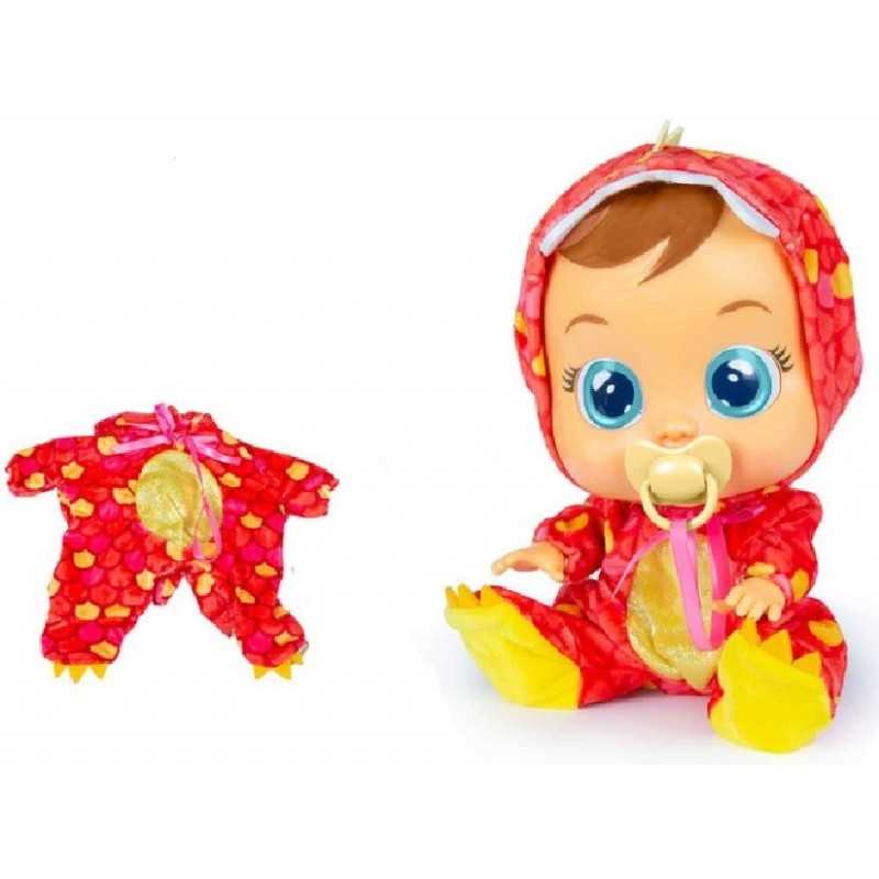 Cry Babies Pijama para Muñecas Bebés llorones Dinosaurio