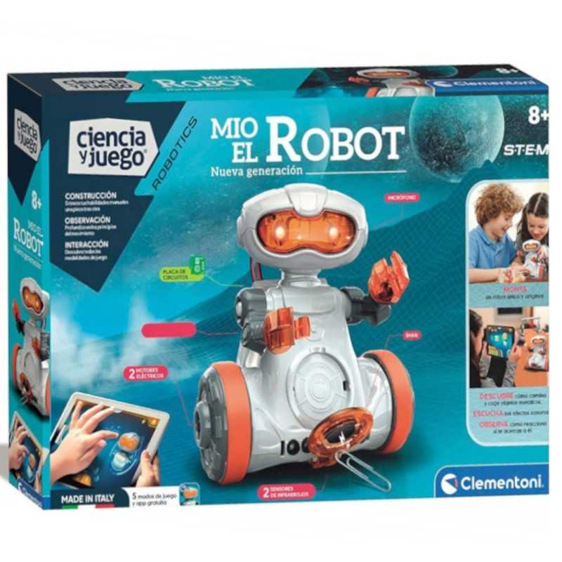 Clementoni Robot Programable Mio para niños, Nueva Generación