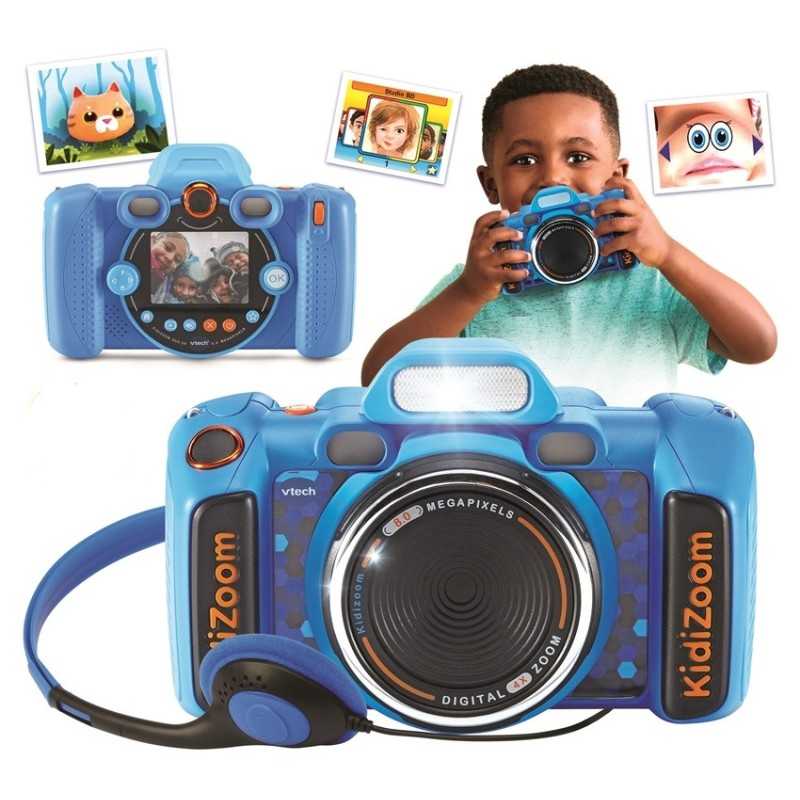 Vtech Cámara fotográfica Infantil Kidizoom Dúo FX 12 en 1 Azul