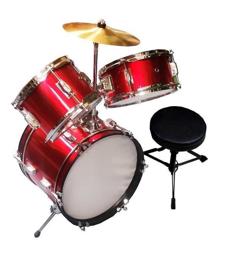 Kapaxko Batería Musical Junior Profesional Roja