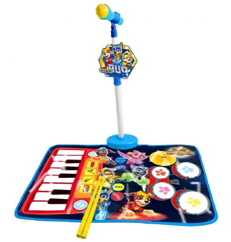 Patrulla Canina Alfombra Batería Musical y Piano Patrulla Canina