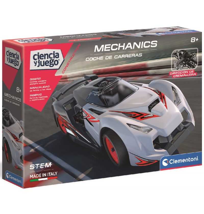 Clementoni Coche Carreras Construcción Mechanics