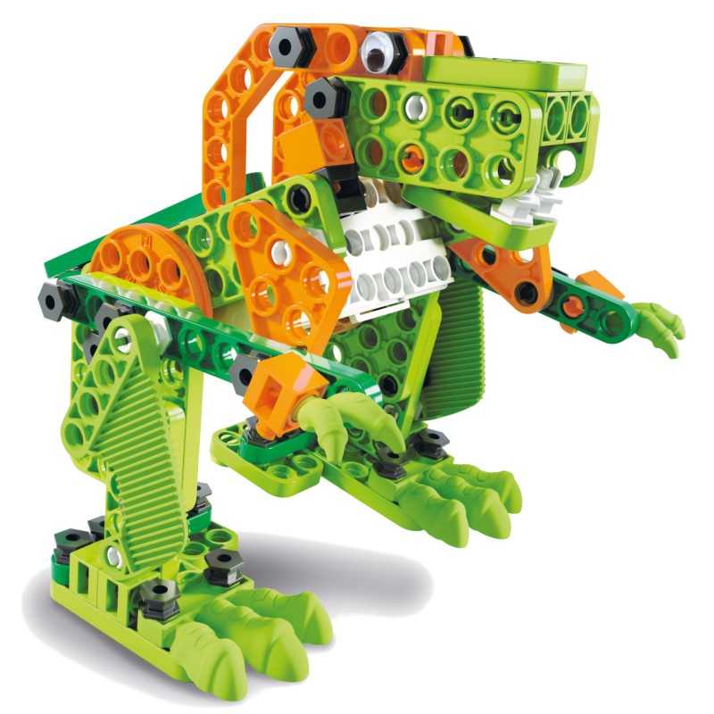 Clementoni Juego de Construcción Dinosaurios Mechanics Junior