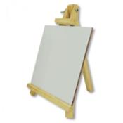 miniatura Caballete madera con azulejo personalizado