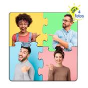 miniatura Puzzle 4 posavasos personalizado