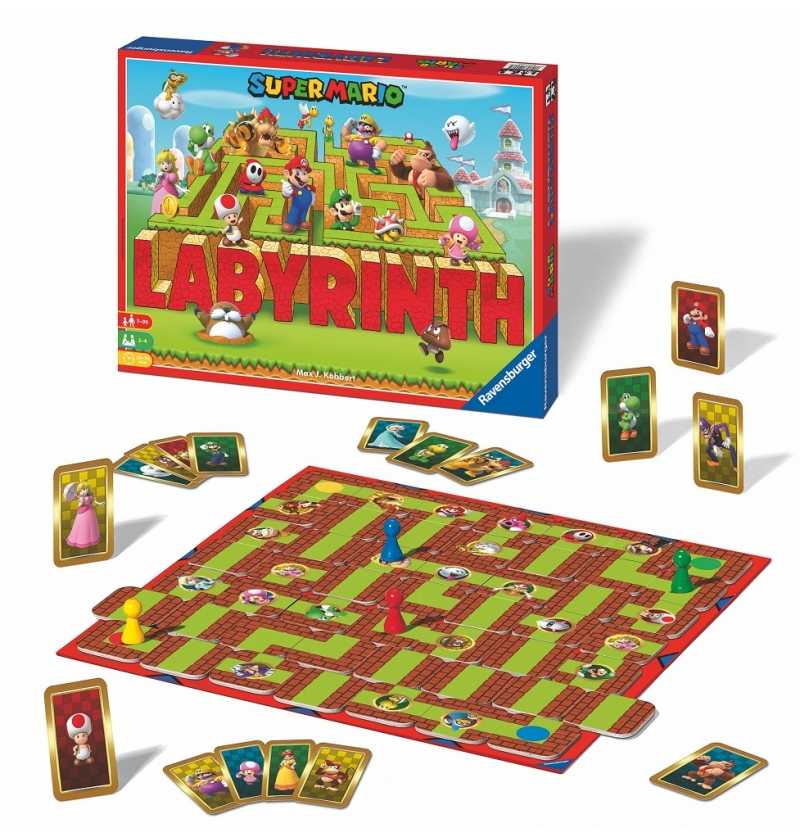 Super Mario Juego de Mesa Laberinto Super Mario
