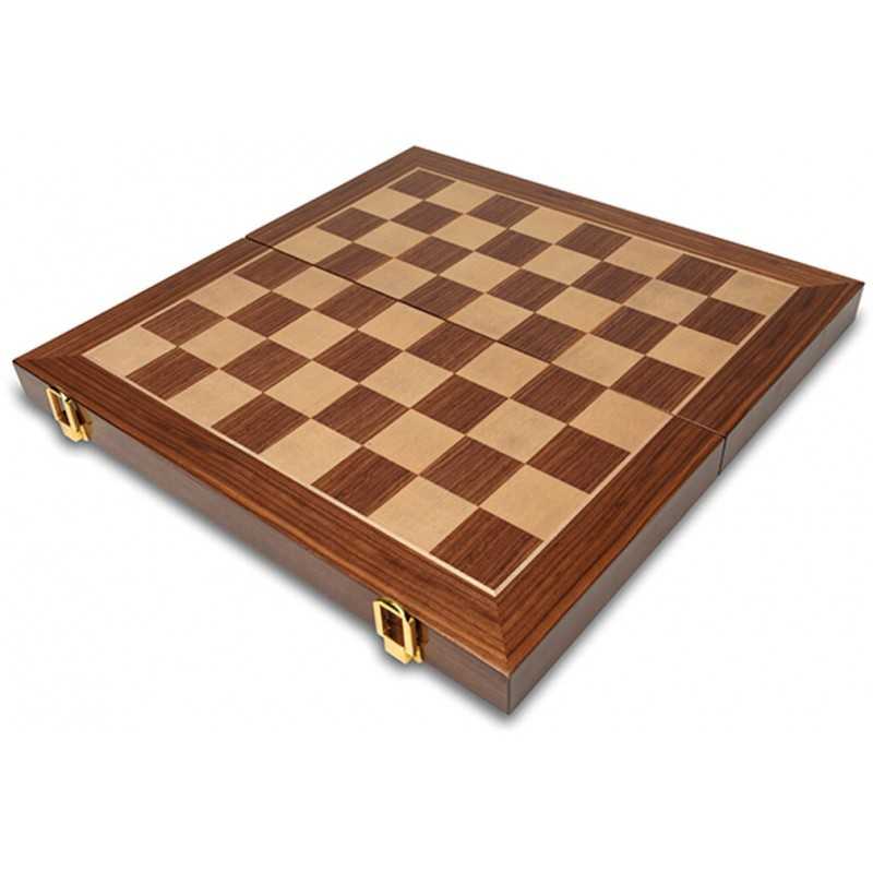Cayro Juego de Ajedrez Marquetería Plegable