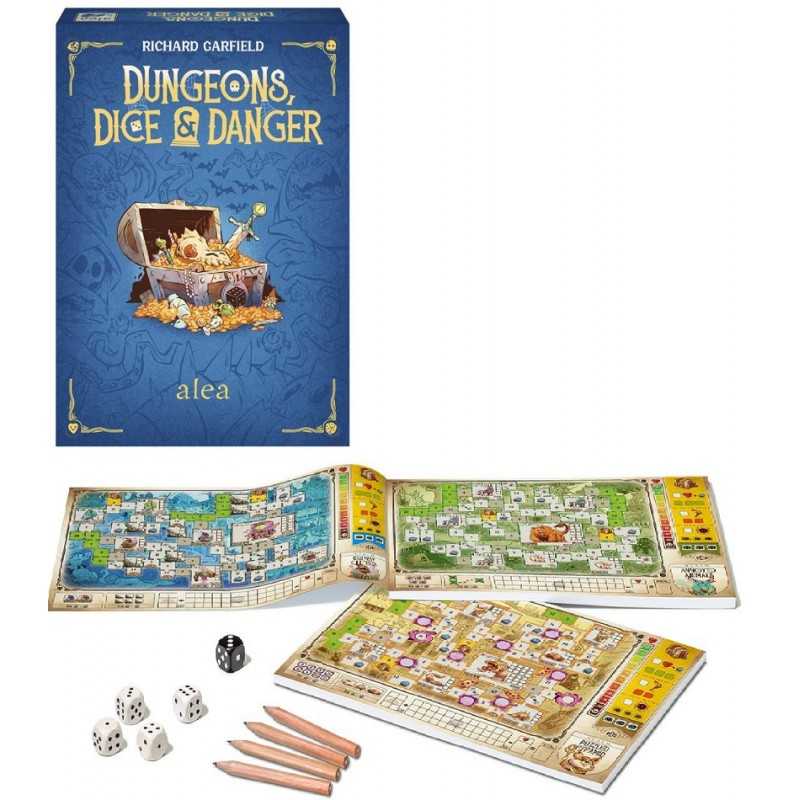 Ravensburger Juego de Mesa Dungeons, Dice and Danger