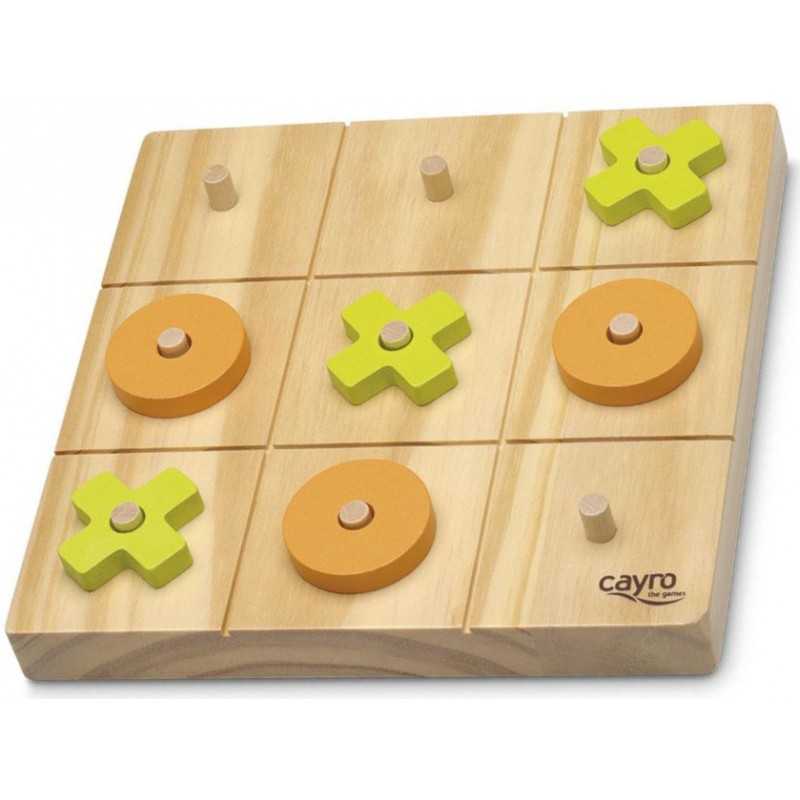 Cayro Juego de Mesa Tic Tac Toe de Madera