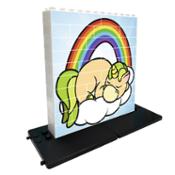 miniatura Puzzle vertical Unicornio Arcoiris - Caja de 32 piezas