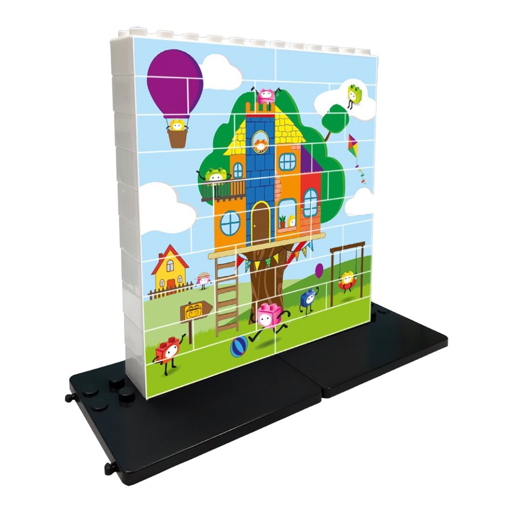 Puzzle vertical Casa del árbol - Caja de 32 piezas