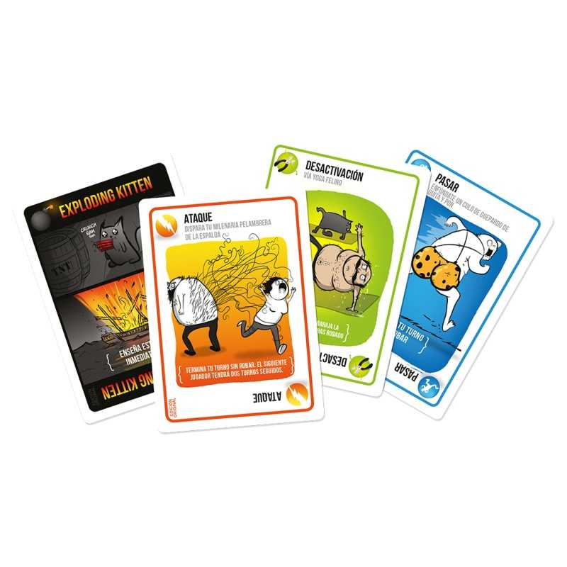 Asmodee Juego de Mesa Exploding Kittens
