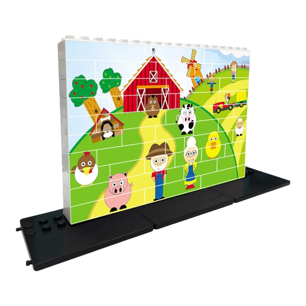 Puzzle vertical Granja - Caja de 48 piezas