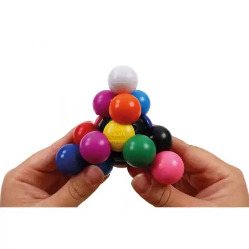 Cayro Juego Cubo Rompecabezas Piramix Marble