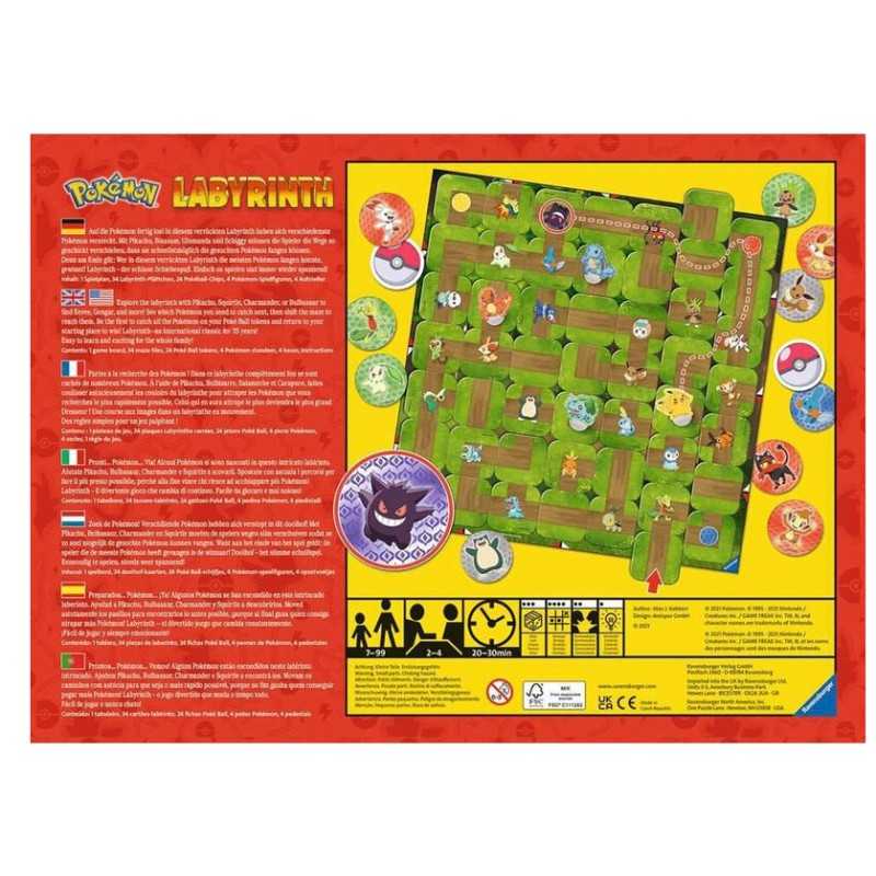 Pokemon Juego de Mesa Laberinto Pokemon