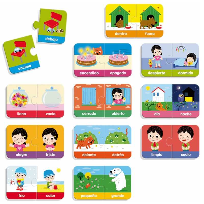 Diset Juego educativo Los Opuestos